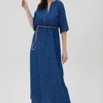 Φόρεμα-Τζιν-V-neck-VERTICE